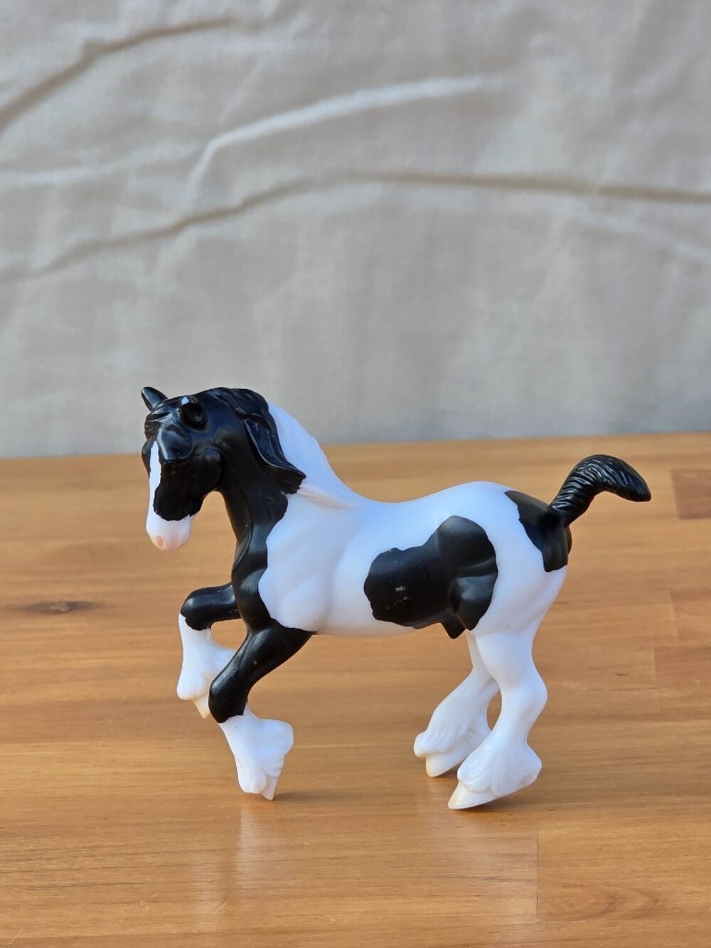 Breyer Stablemate Black Pinto Clydesdale (5412) - Loose (INV320)